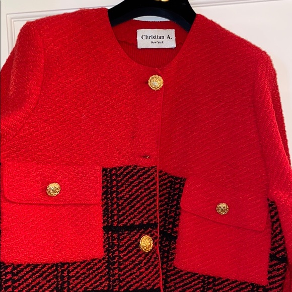 Christian A. Houndstooth wool suit - Picture 3 of 12